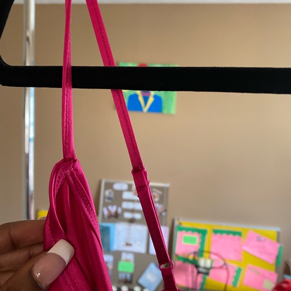 H&M pink slip on dress - Picture 4 of 7